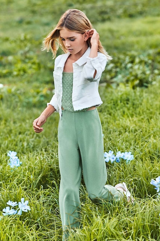 Mayoral kombinezon dziecięcy dzianina zielony 6859.8C.Junior.PPYH