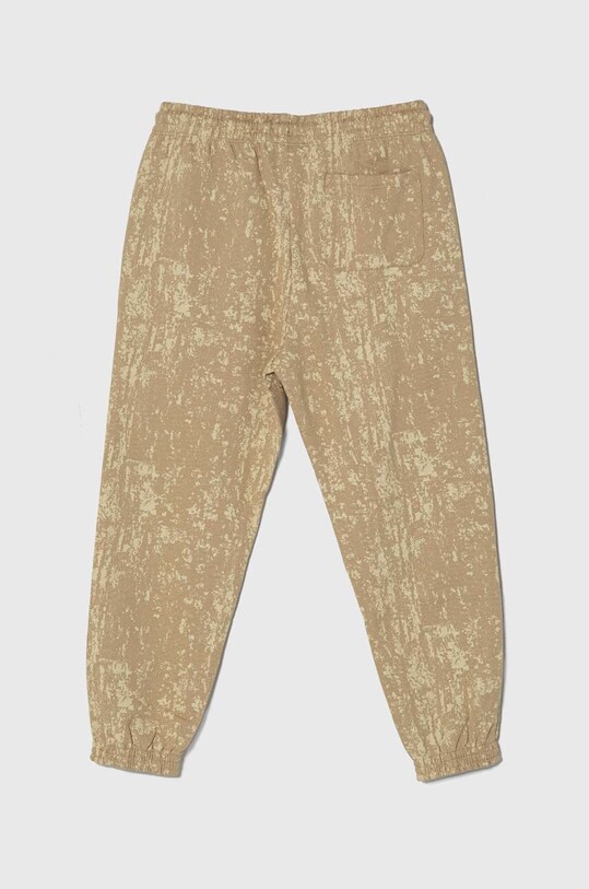 Calvin Klein Jeans spodnie dresowe bawełniane dziecięce IB0IB01932.PPYH beżowy SS24