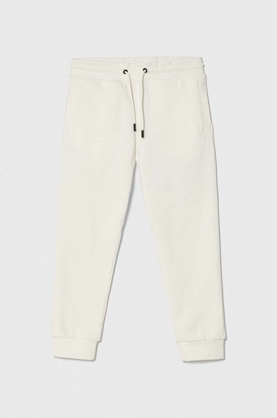 Guess spodnie dresowe dziecięce dzianina biały L2YQ46.KAIJ1.PPYH