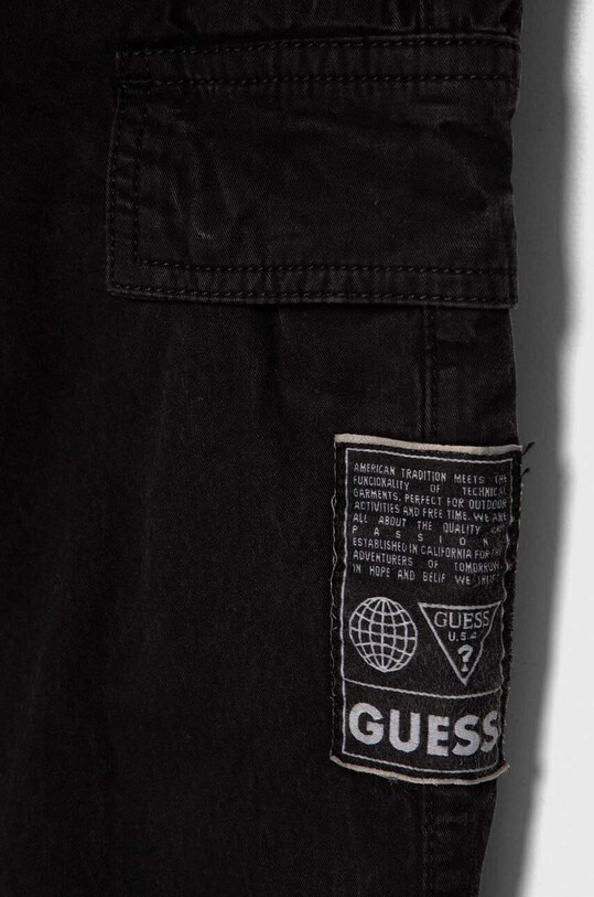Хлопчик Дитячі бавовняні штани Guess L4RB02.WF7B0.PPYH чорний