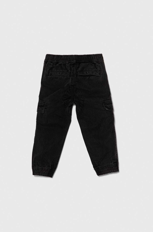Παιδικό βαμβακερό παντελόνι Guess N4RB02.WF7B0.PPYH μαύρο SS24