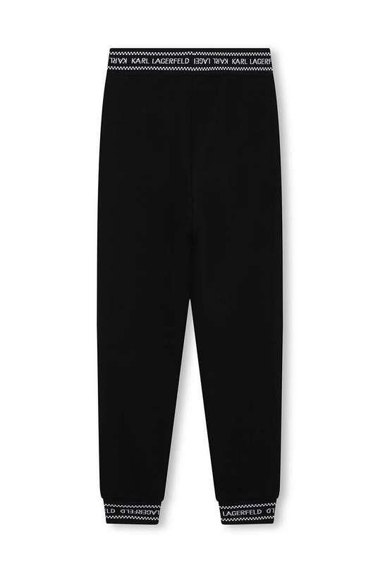 Karl Lagerfeld pantaloni de trening pentru copii Z30031.162.174 negru SS24