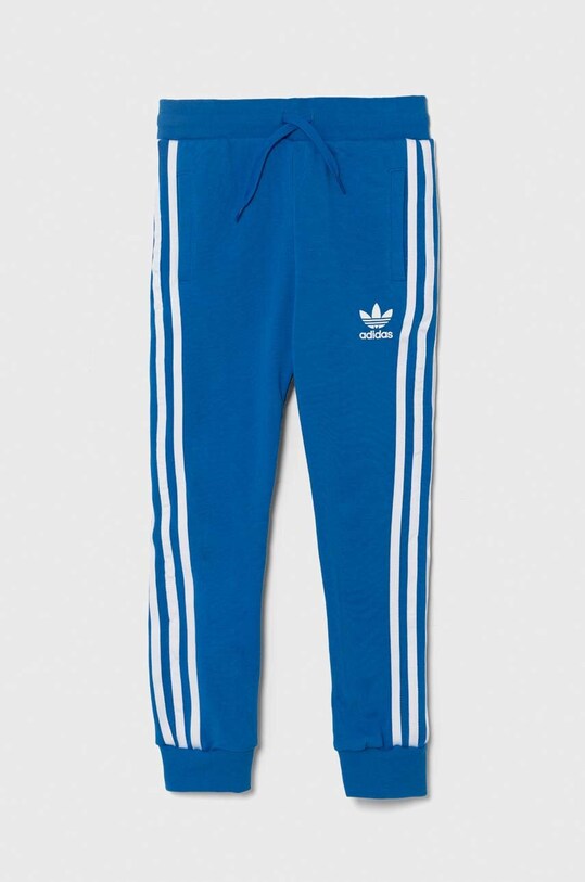 Дитячі спортивні штани adidas Originals TREFOIL PANTS трикотаж блакитний IM9676