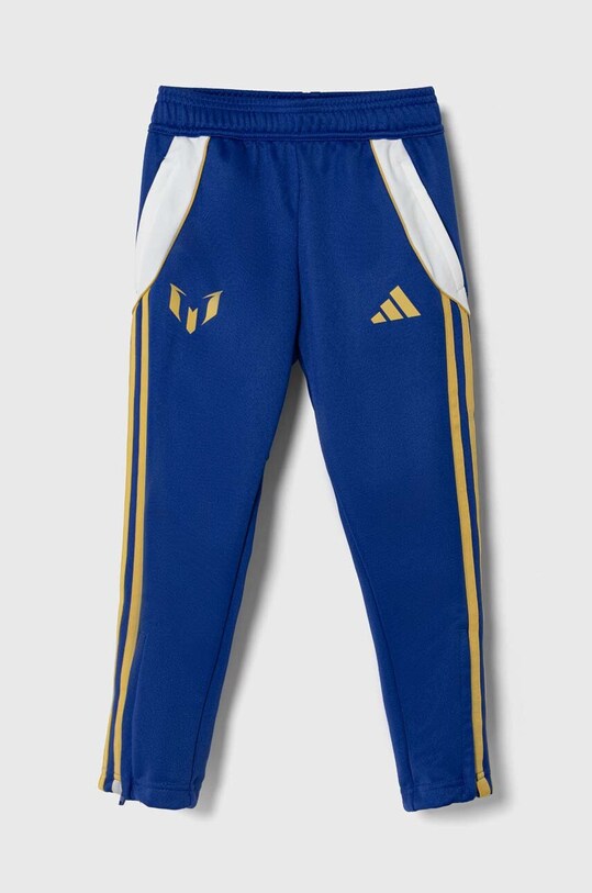 adidas Performance pantaloni de trening pentru copii MESSI PNT Y tricotaj albastru IS6468