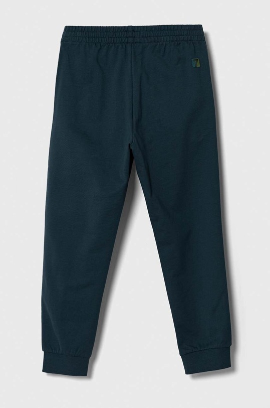 Detské bavlnené tepláky EA7 Emporio Armani 3DBP53.BJ05Z modrá SS24