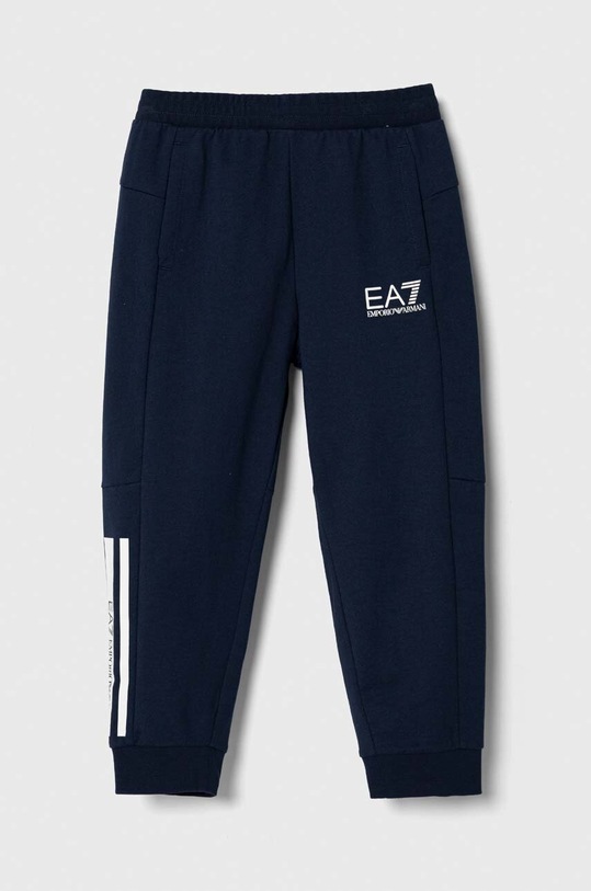 Dětské tepláky EA7 Emporio Armani pletenina modrá 3DBP58.BJ05Z