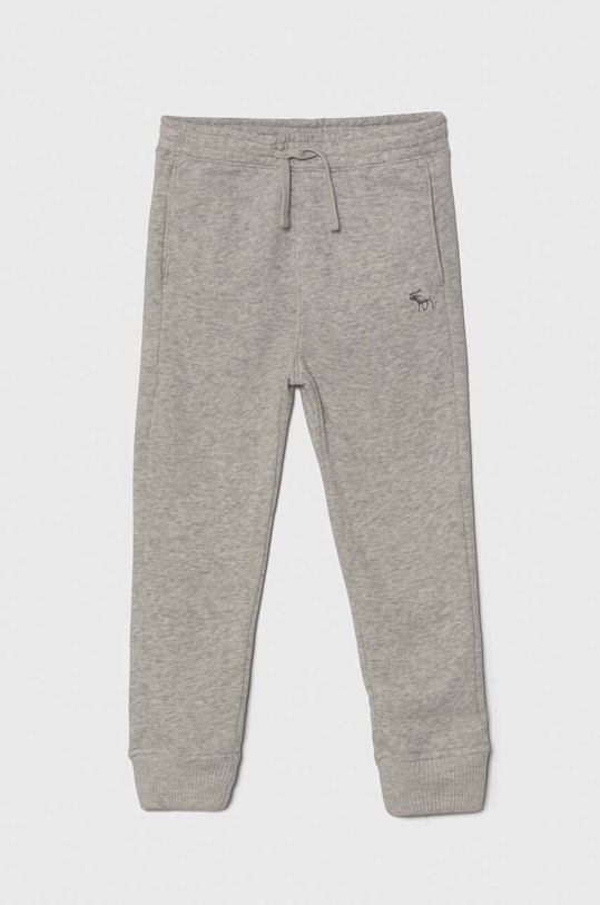 Παιδικό φούτερ Abercrombie & Fitch πλεκτό ύφασμα γκρί KI234.4012