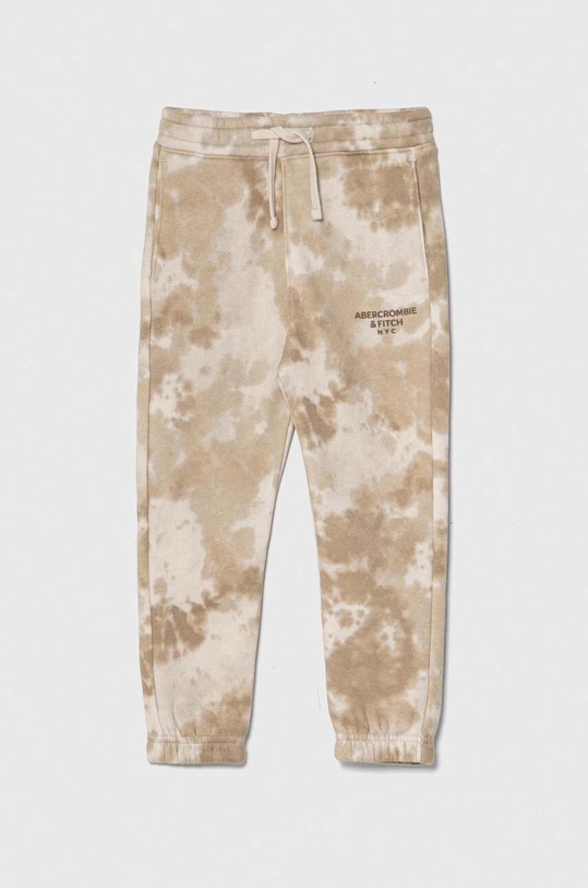 Παιδικό φούτερ Abercrombie & Fitch πλεκτό ύφασμα μπεζ KI234.4015