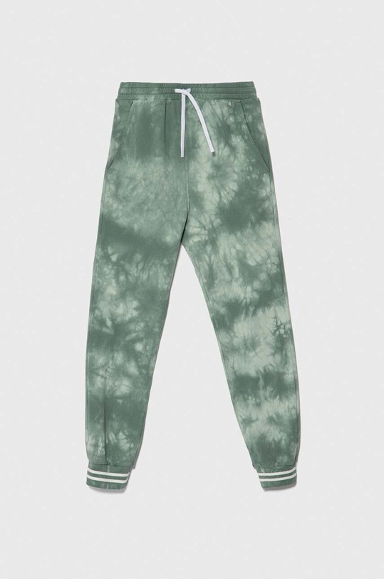 Дитячі бавовняні штани United Colors of Benetton бавовна зелений 3EM5CF04V.G.Seasonal