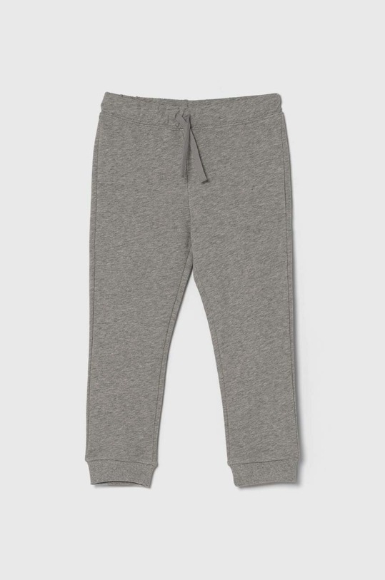 United Colors of Benetton pantaloni de trening din bumbac pentru copii tricotaj gri 3J68GF027.P.Reproposed
