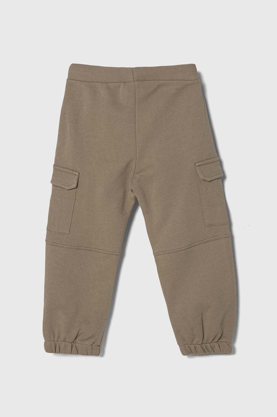 Detské bavlnené tepláky United Colors of Benetton 3J68GF03K.P.Seasonal béžová SS24