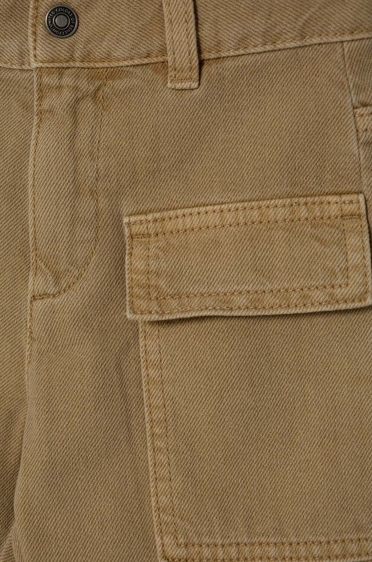 Chłopiec United Colors of Benetton spodnie bawełniane dziecięce 45BJGF01I.P.Seasonal beżowy