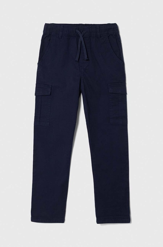 United Colors of Benetton spodnie dziecięce z elastanem granatowy 4HK2CF01V.G.Seasonal