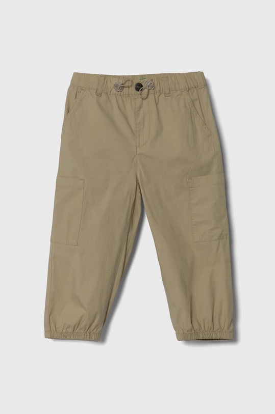 Παιδικό παντελόνι United Colors of Benetton με ελαστάν μπεζ 4L2VGF01R.P.Seasonal