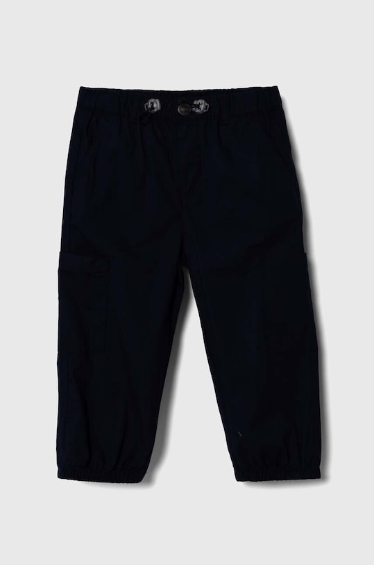 Παιδικό παντελόνι United Colors of Benetton με ελαστάν σκούρο μπλε 4L2VGF01R.P.Seasonal