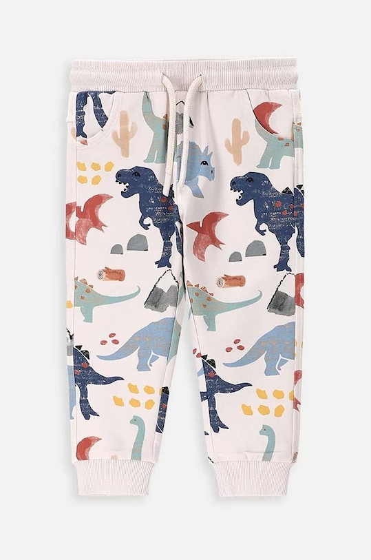 Coccodrillo spodnie dresowe niemowlęce WC4120101DEN szary SS24