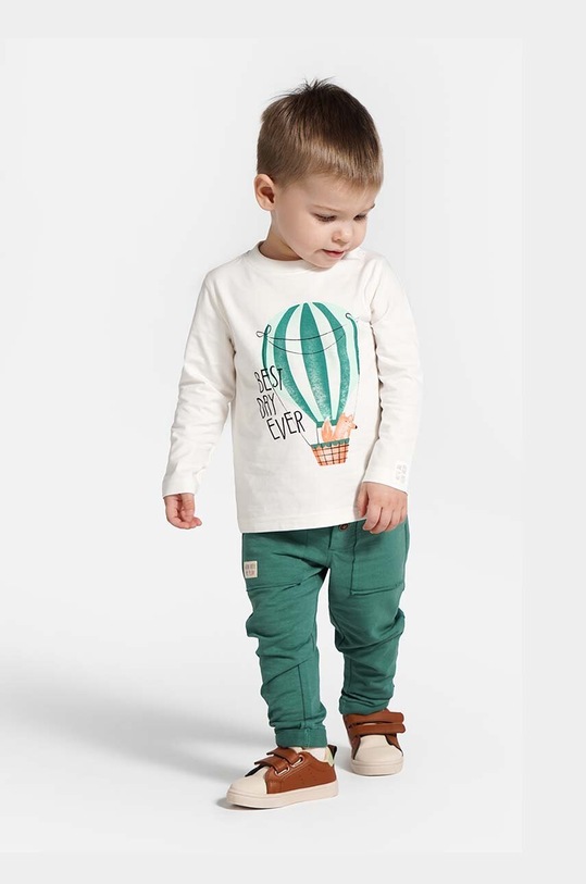 Coccodrillo spodnie bawełniane niemowlęce WC4120102NAN