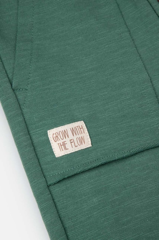 Coccodrillo spodnie bawełniane niemowlęce WC4120102NAN zielony