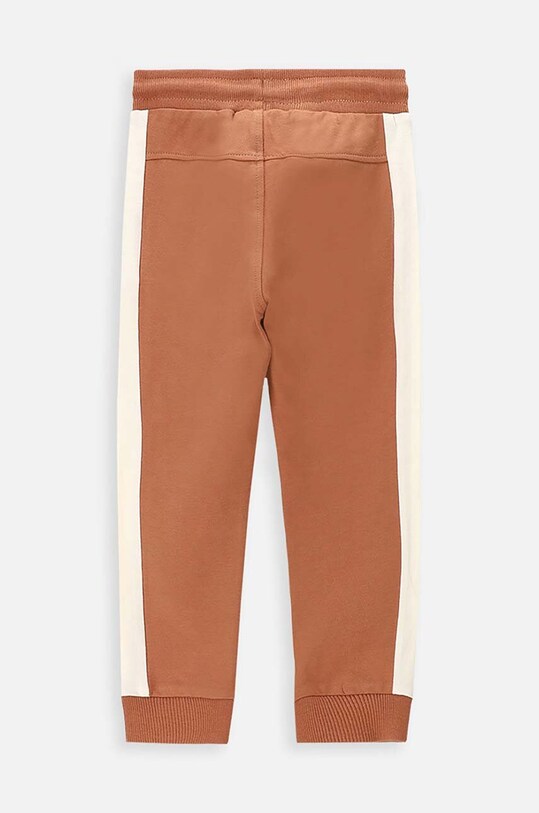 Coccodrillo pantaloni de trening pentru bebeluși WC4122102HBN maro SS24