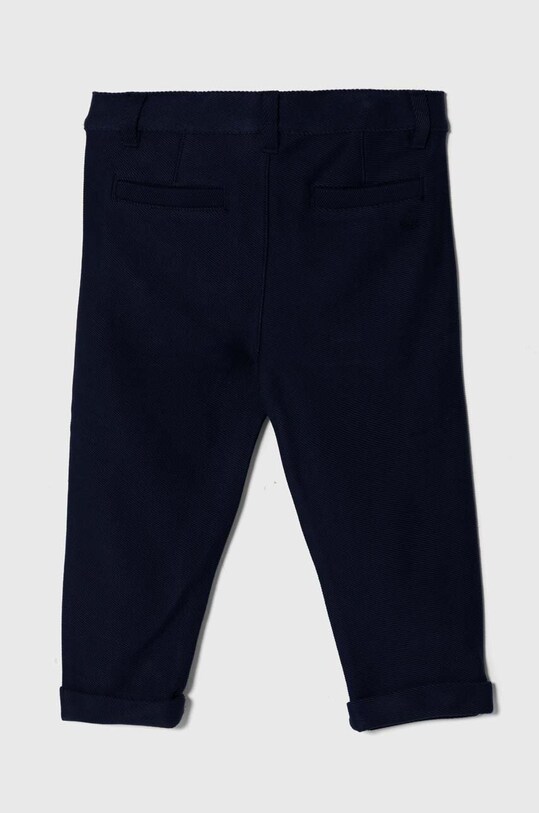 Детские хлопковые брюки United Colors of Benetton 3ITZGF03N.P.Seasonal тёмно-синий SS24
