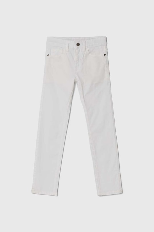 Mayoral pantaloni copii slim fit panza alb 520.7B.Junior.PPYH