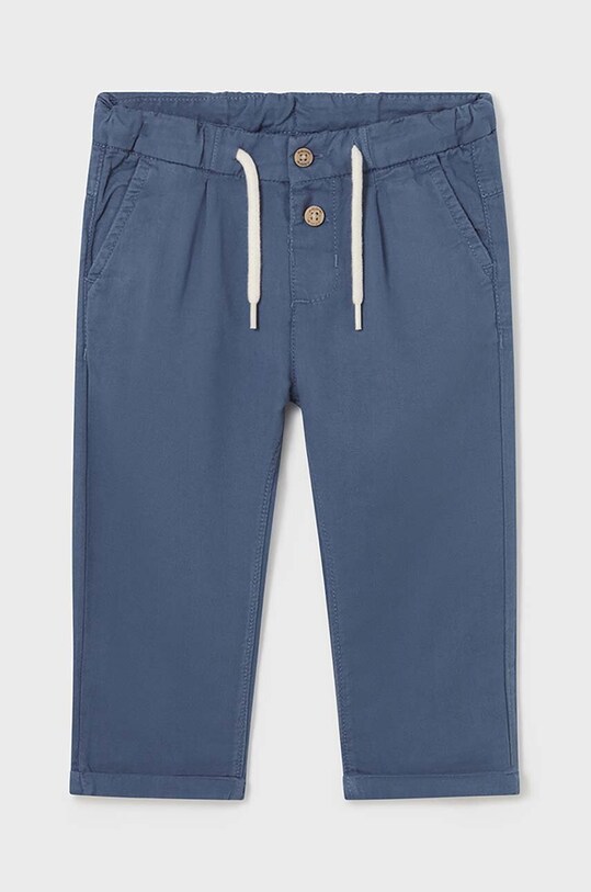 Mayoral pantaloni cu amestec de in pentru copii cu un amestec de in albastru 1541.3C.Baby.PPYH