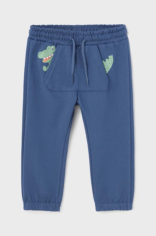 Detské tepláky Mayoral pletenina modrá 1549.3G.Baby.PPYH