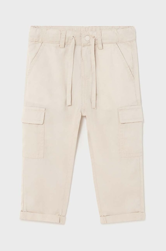 Штани для немовлят Mayoral cargo slim тканина бежевий 1551.3H.Baby.PPYH