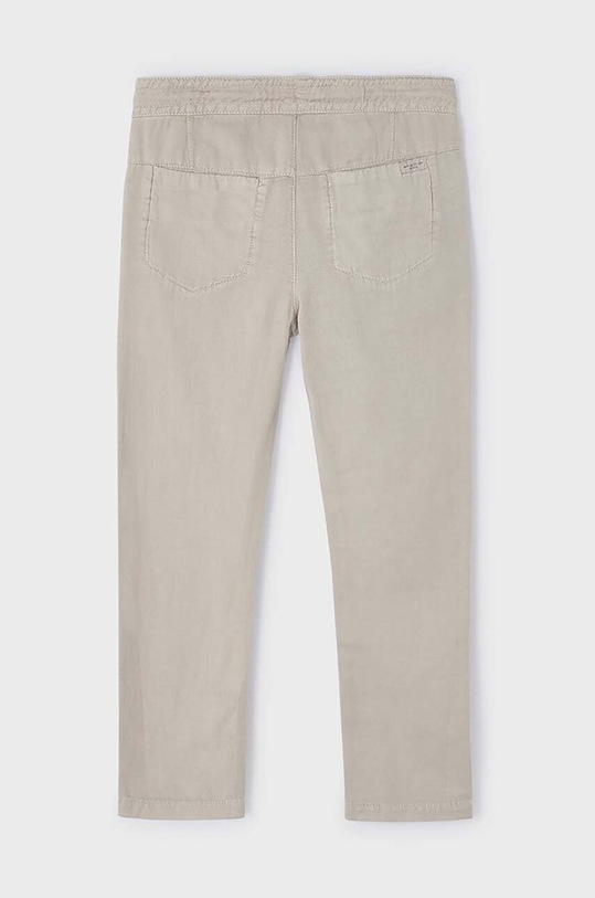 CHLAPEC Kalhoty s lněnou směsí pro děti Mayoral 3527.5F.Mini.PPYH béžová