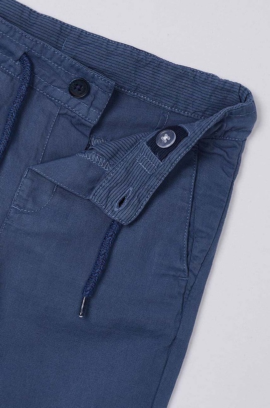 Chłopiec Mayoral spodnie z domieszką lnu dziecięce 3527.5F.Mini.PPYH niebieski