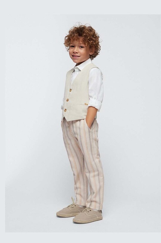 Mayoral pantaloni copii panza bej 3541.5A.Mini.PPYH