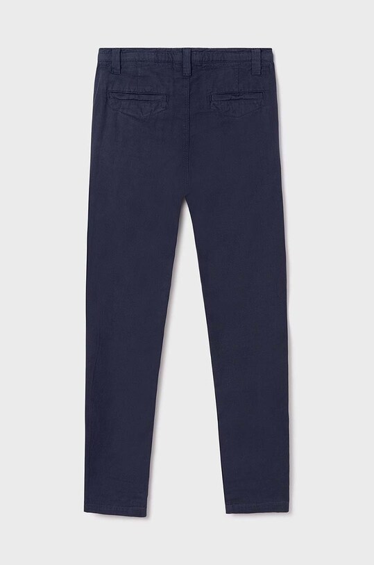 Mayoral pantaloni cu amestec de in pentru copii 6506.7D.Junior.PPYH bleumarin SS24