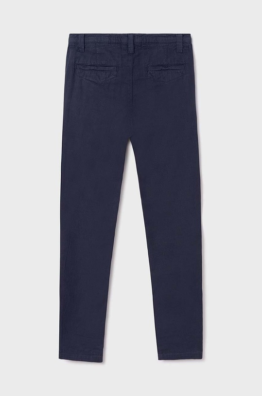 Mayoral pantaloni cu amestec de in pentru copii 6506.7D.Junior.PPYH bleumarin SS24