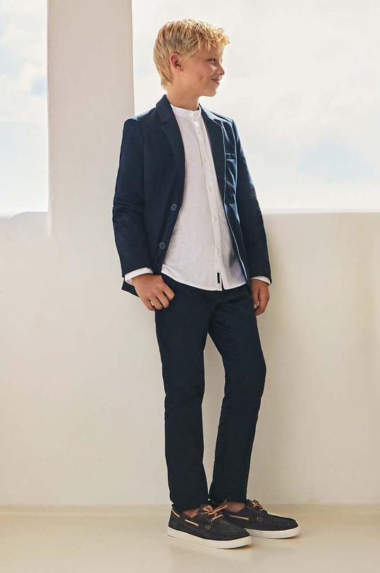 Mayoral pantaloni copii slim panza bleumarin 6513.7B.Junior.PPYH