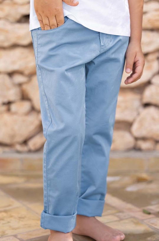 Tartine et Chocolat spodnie dziecięce z elastanem niebieski TY22081.104