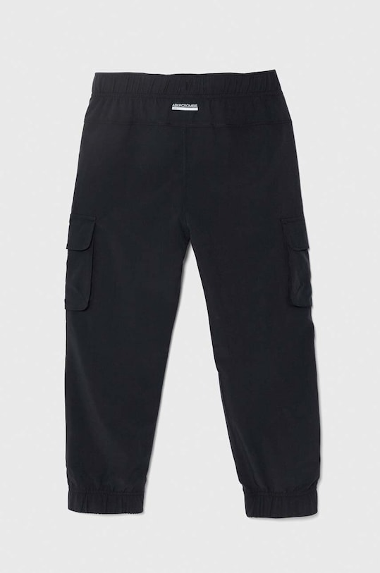 Abercrombie & Fitch pantaloni de trening pentru copii KI234.4016 negru SS24