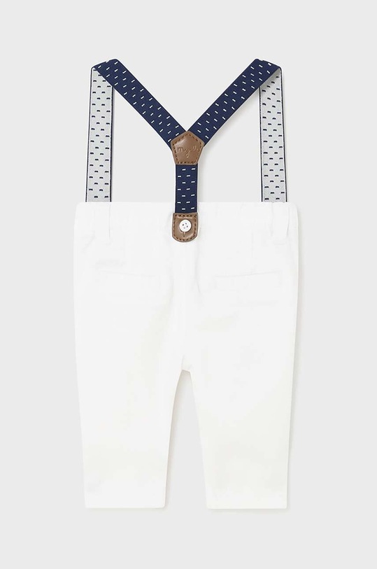 Βρεφικό παντελόνι Mayoral Newborn 1536.1H.Newborn.PPYH λευκό SS24