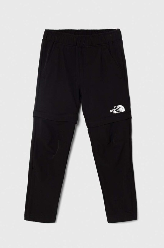 Detské nohavice The North Face PARAMOUNT CONVERTIBLE látka čierna NF0A89PX