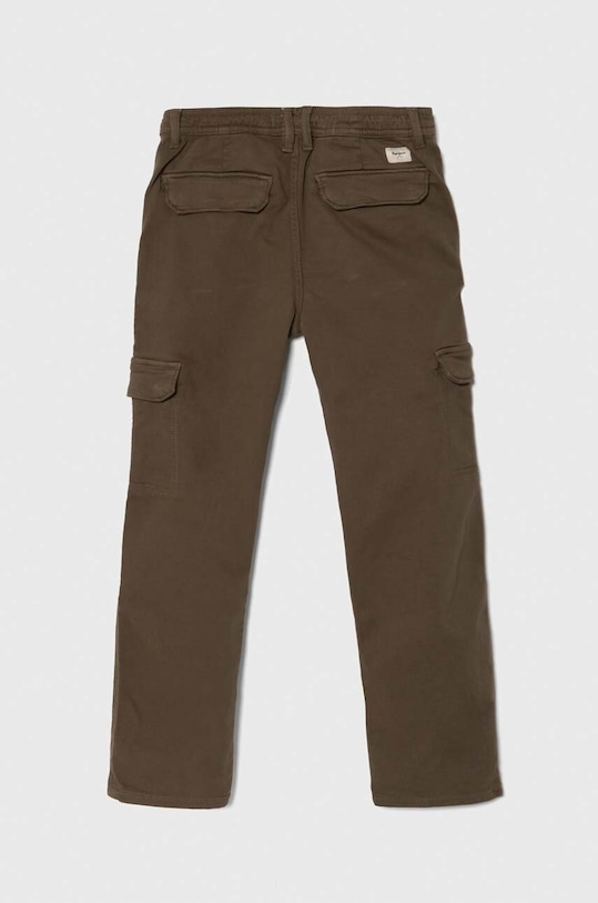 Pepe Jeans pantaloni copii TADEO PB210699 verde SS24
