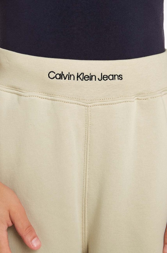 Calvin Klein Jeans pantaloni de trening pentru copii IB0IB02081.PPYH bej