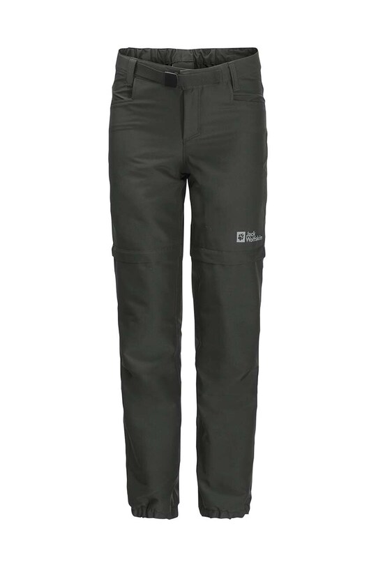 Мальчик Детские непромокаемые брюки Jack Wolfskin ACTIVE ZIP OFF 1609761.116.152 чёрный