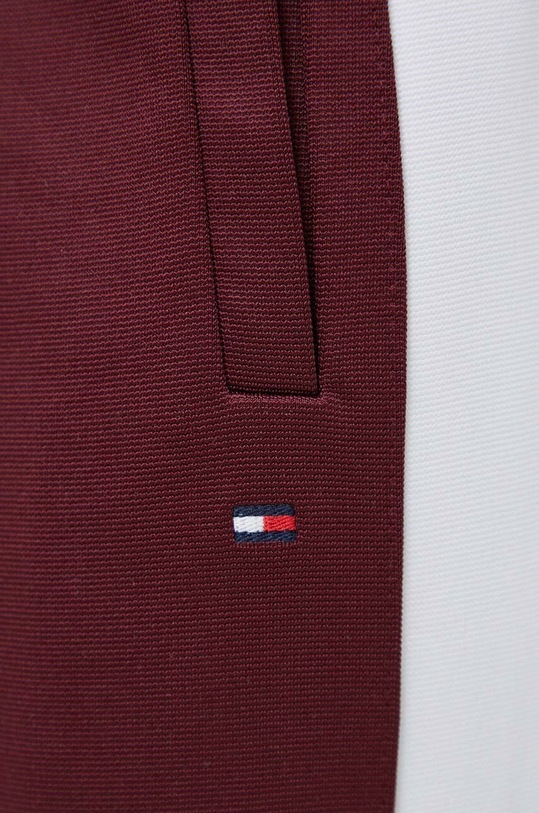 Tepláky Tommy Hilfiger burgundské WW0WW41139