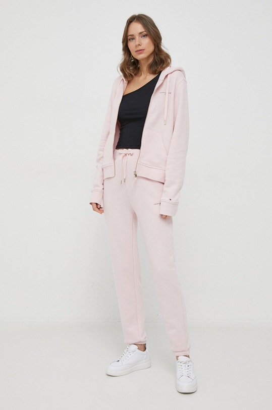 Tommy Hilfiger spodnie dresowe WW0WW38690 różowy SS24