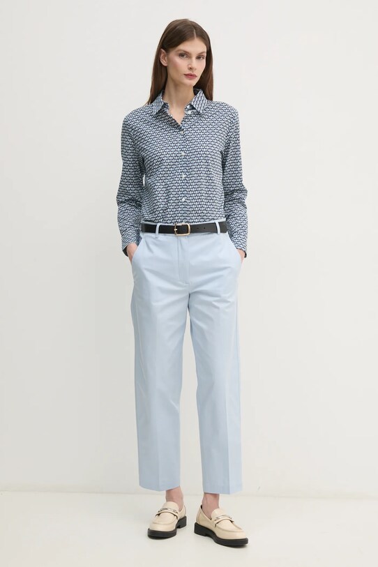 Παντελόνι Tommy Hilfiger WW0WW40504 μπλε SS25