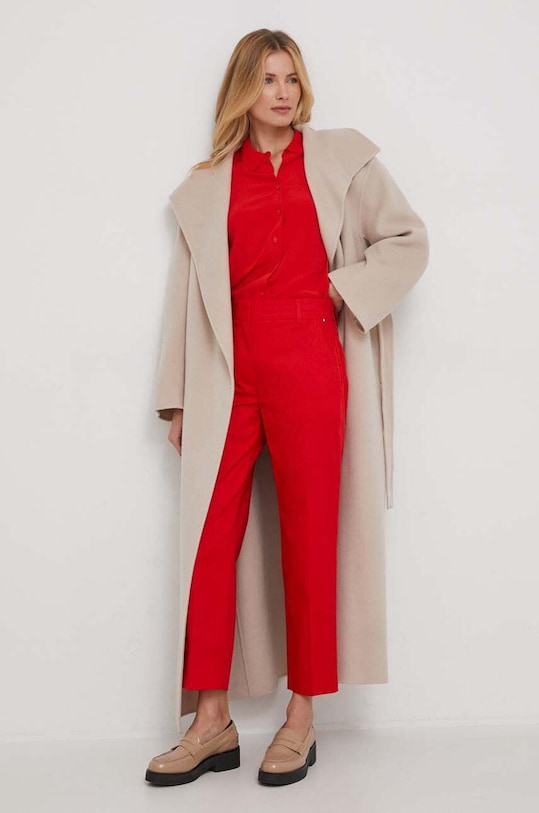 Штани Tommy Hilfiger WW0WW40504 червоний SS25