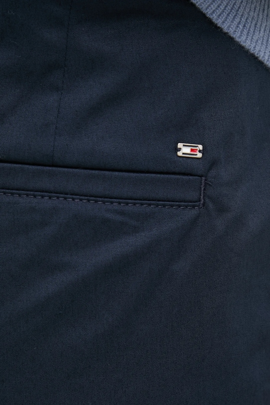 Hlače Tommy Hilfiger mornarsko plava WW0WW40504