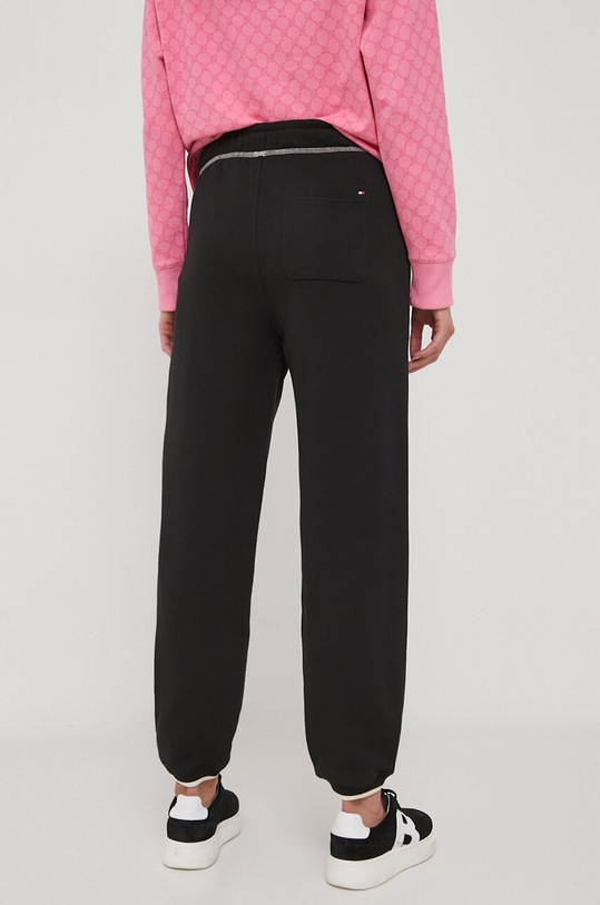 Odjeća Pamučni donji dio trenirke Tommy Hilfiger WW0WW41044 crna