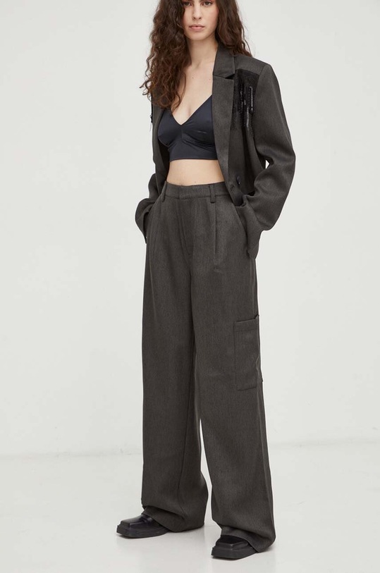 Gestuz spodnie 10908574 szary SS24