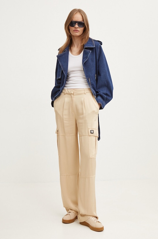 HUGO pantaloni 50472062 bej SS24