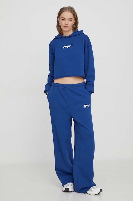 Tepláky HUGO 50508560 modrá SS24